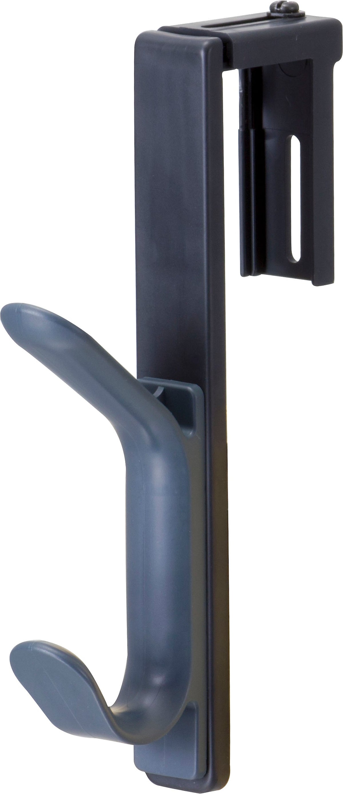 Officemate Plastic Coat Hook For Cubicle, Charcoal Gray