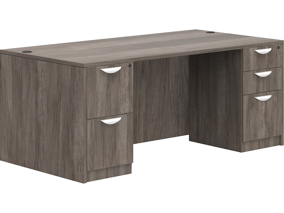 Offices To Go Superior 71"W Desk, Artisan Gray