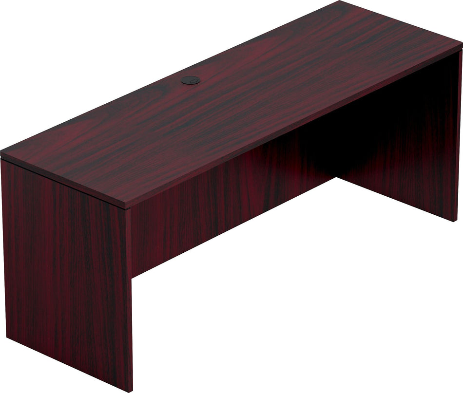 Offices To Go Superior Laminate 71"W Desking Credenza Shell, American Mahogany