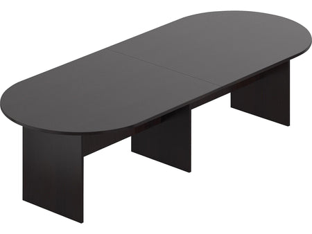 Offices To Go Superior Laminate Racetrack Conference Table, 29.5"H x 120"L x 48"D, Espresso