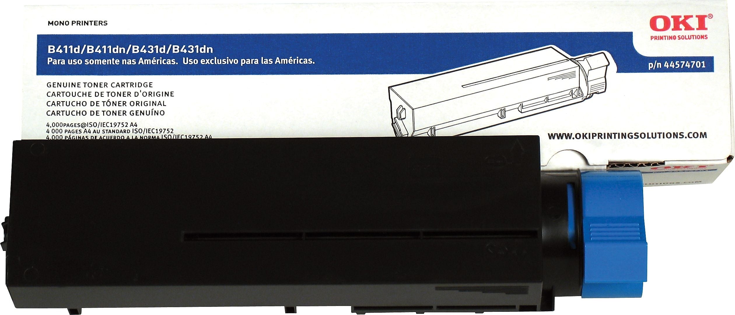 OKI 2720043 Black Standard Yield Toner Cartridge