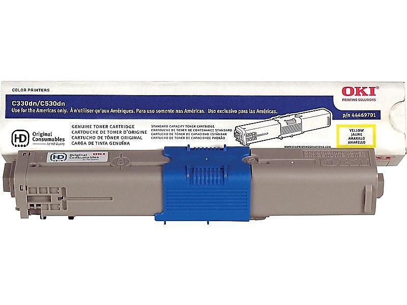 OKI 44469701 Yellow Standard Yield Toner Cartridge