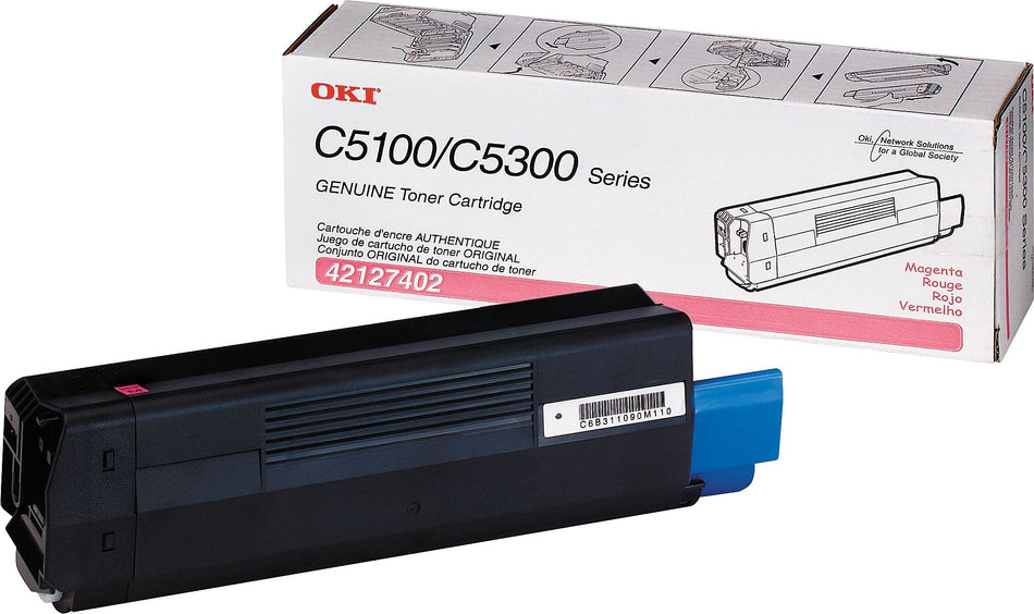 OKI 965288 Magenta High Yield Toner Cartridge