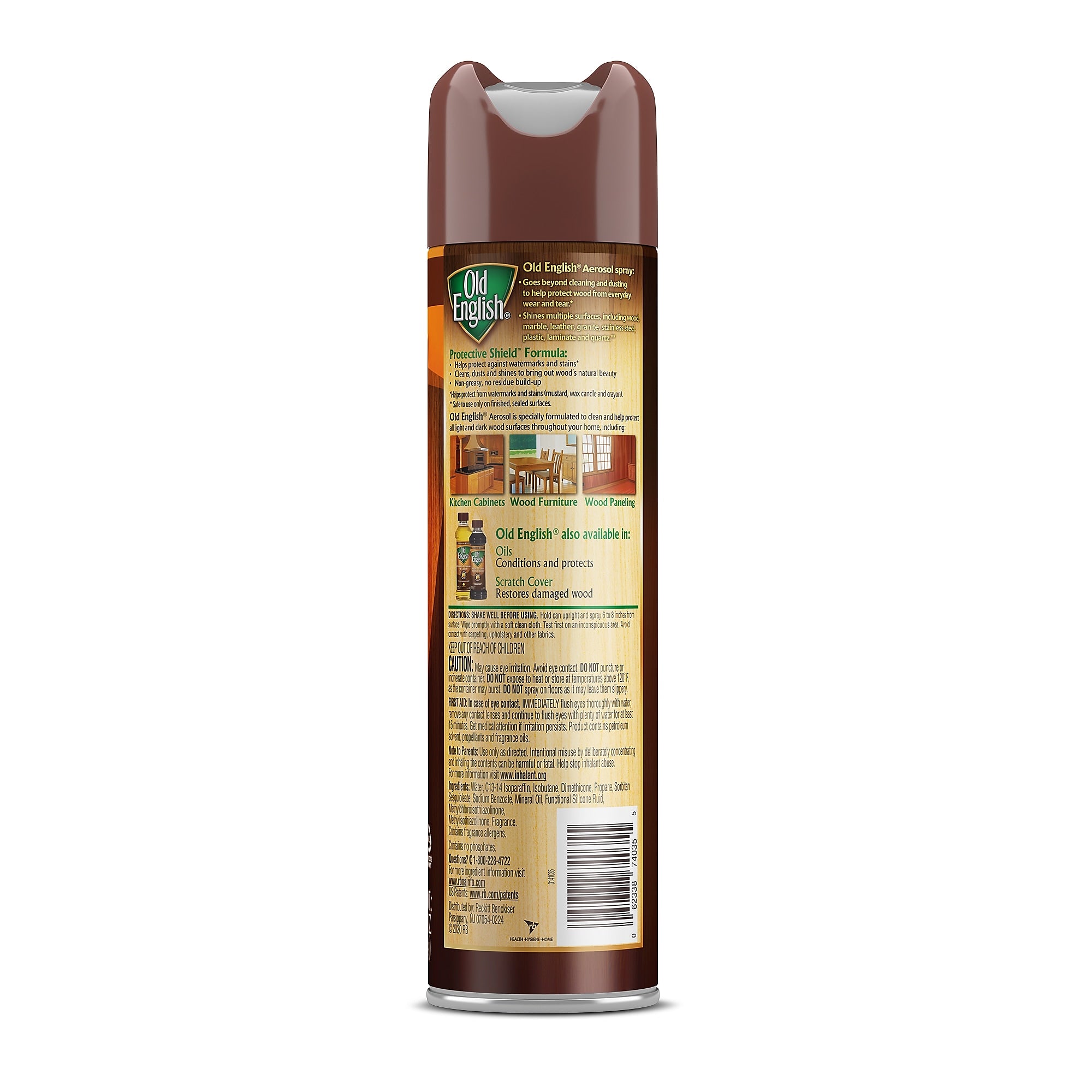 Old English Furniture Polish, Fresh Lemon, 12.5 Oz.