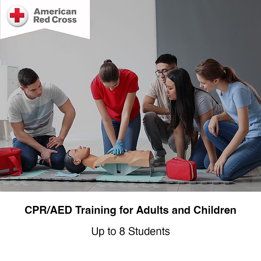 On-Site CPR & AED Training for Adults & Children, 8 Person Minimum