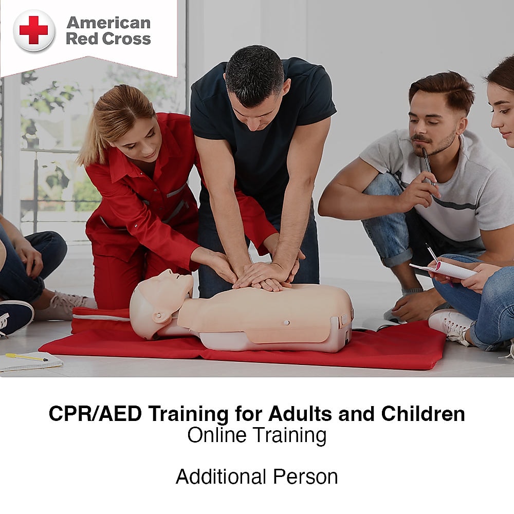 Online CPR & AED Training for Adults & Children, 1 Additional Student