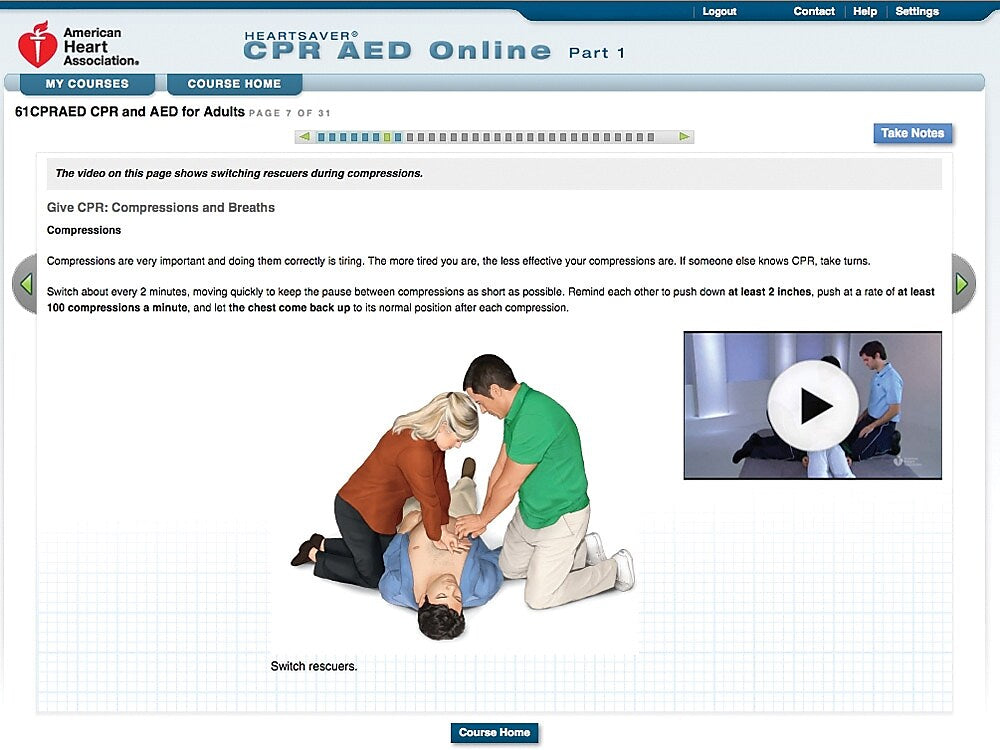 Online CPR & AED Training for Adults & Children, 8 Person Minimum