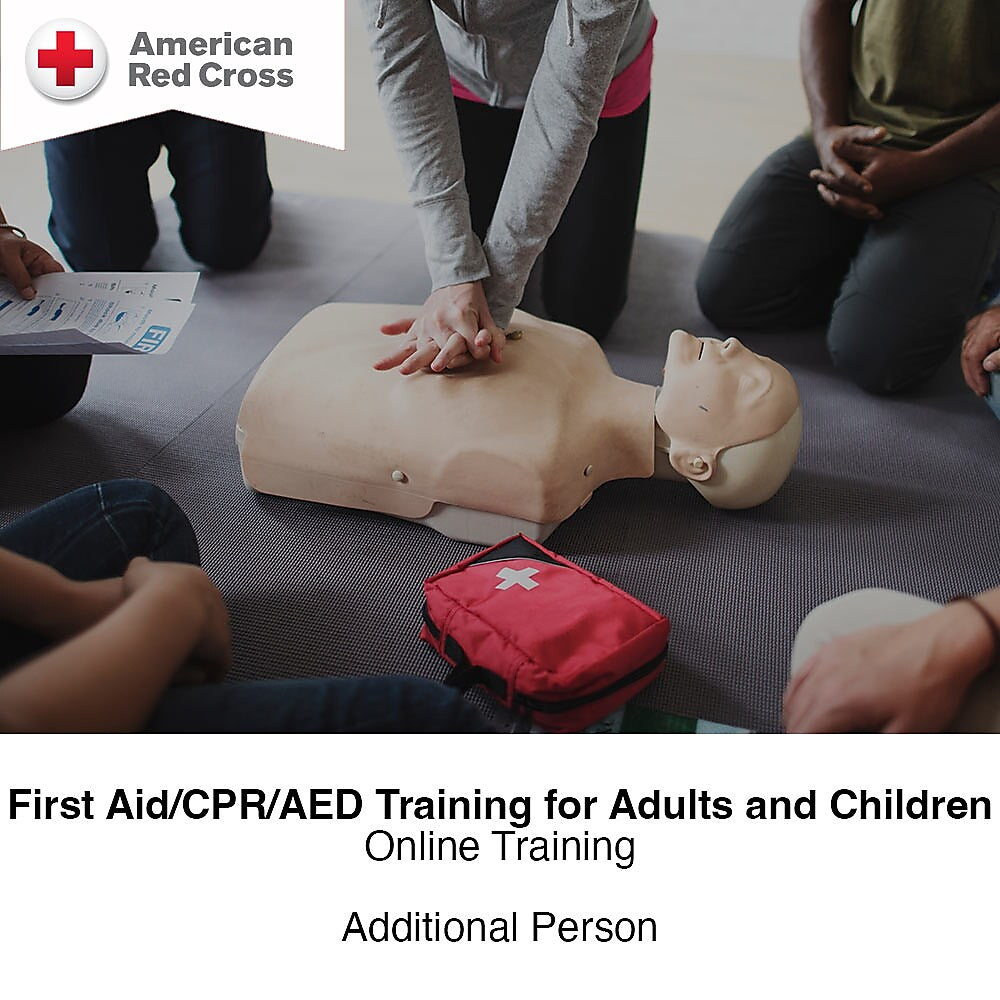Online First Aid, CPR & AED Training for Adults & Children, 1 Additional Student