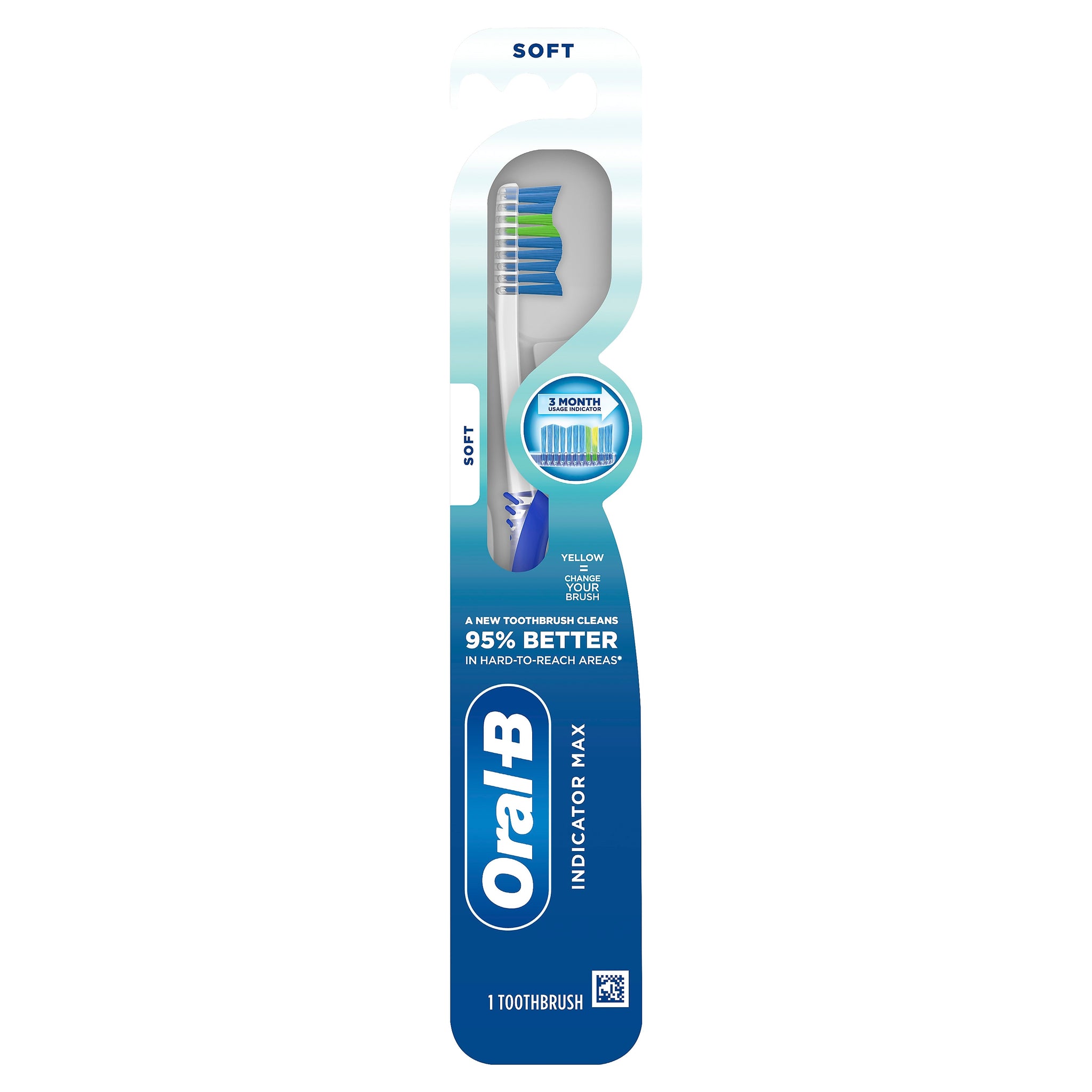Oral-B Manual Indicator Contour Clean Soft Bristle Toothbrush