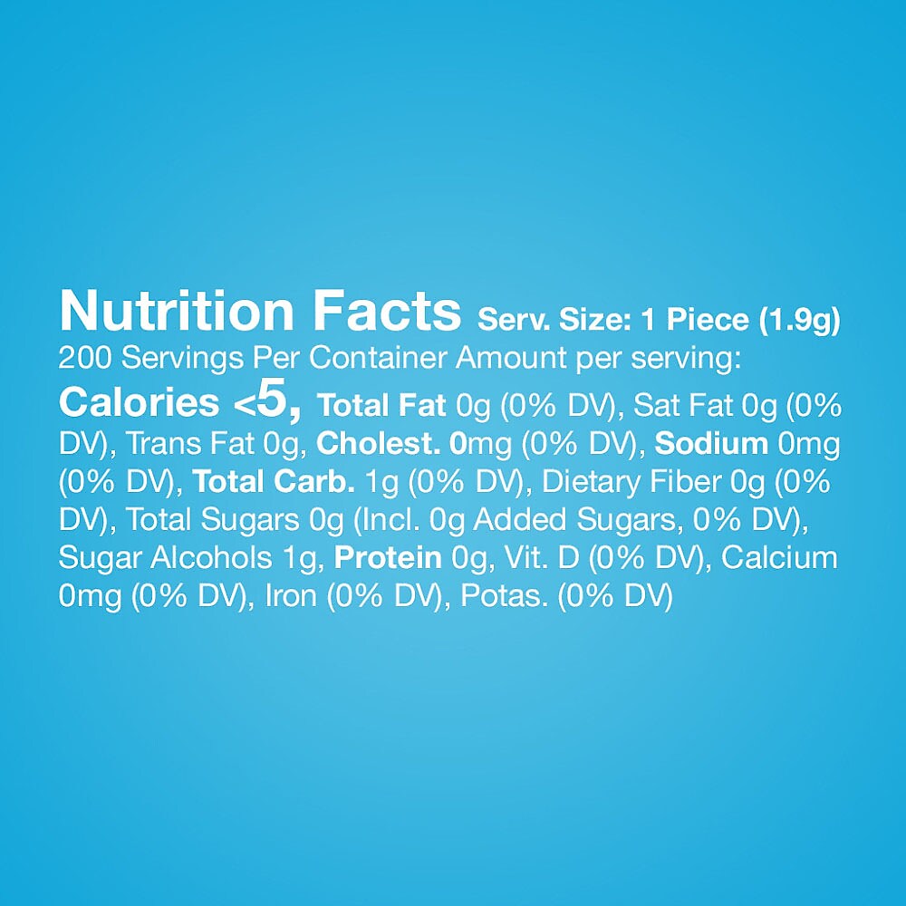 Orbit Mint Sugar Free Gum, Assorted Flavors, 13.4 oz., 200 Pieces/Pack, 200/Pack