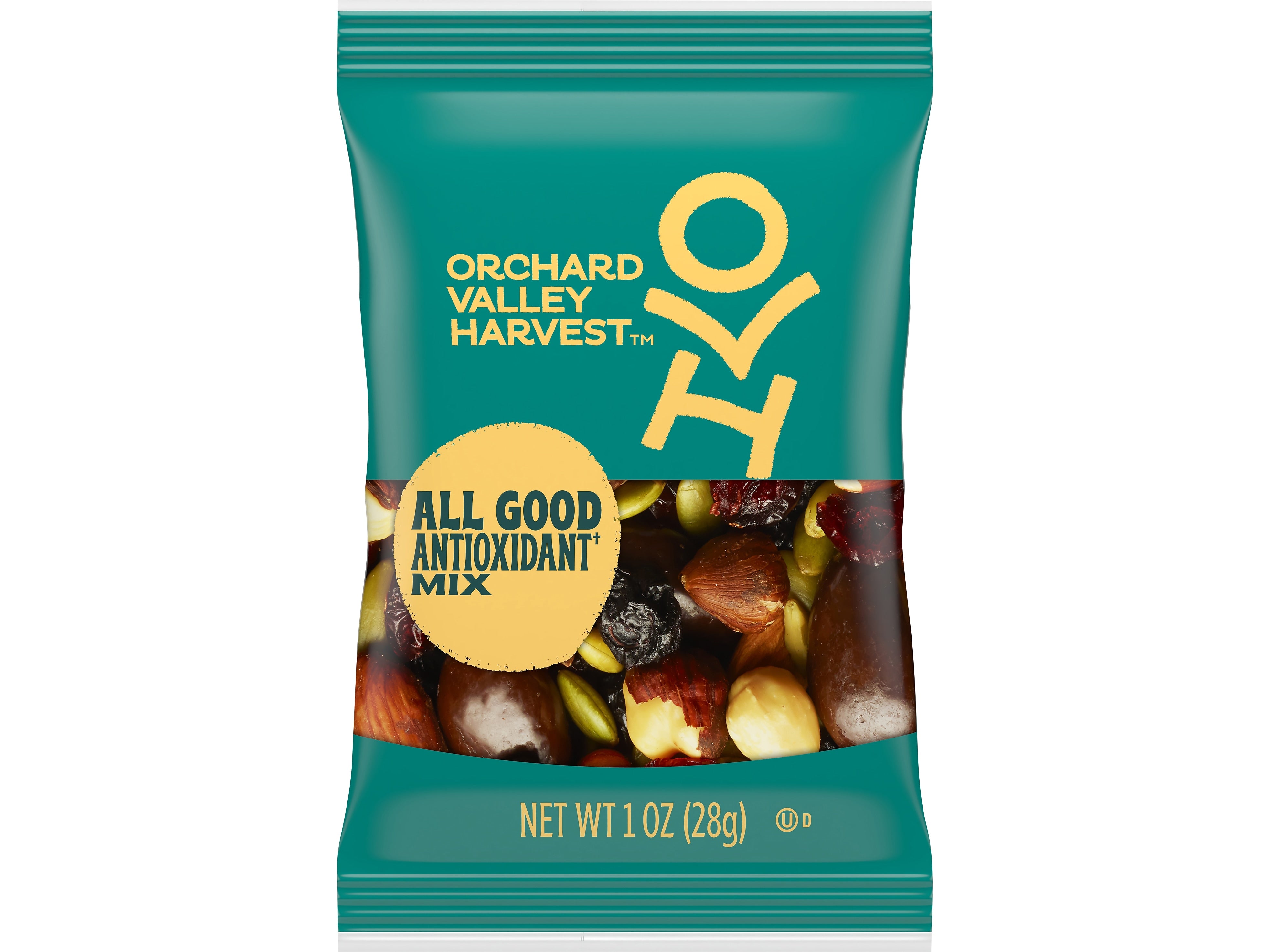 Orchard Valley Harvest All Good Antioxidant Mix, 8 oz., 8 Bags/Pack, 8 Packs/Carton