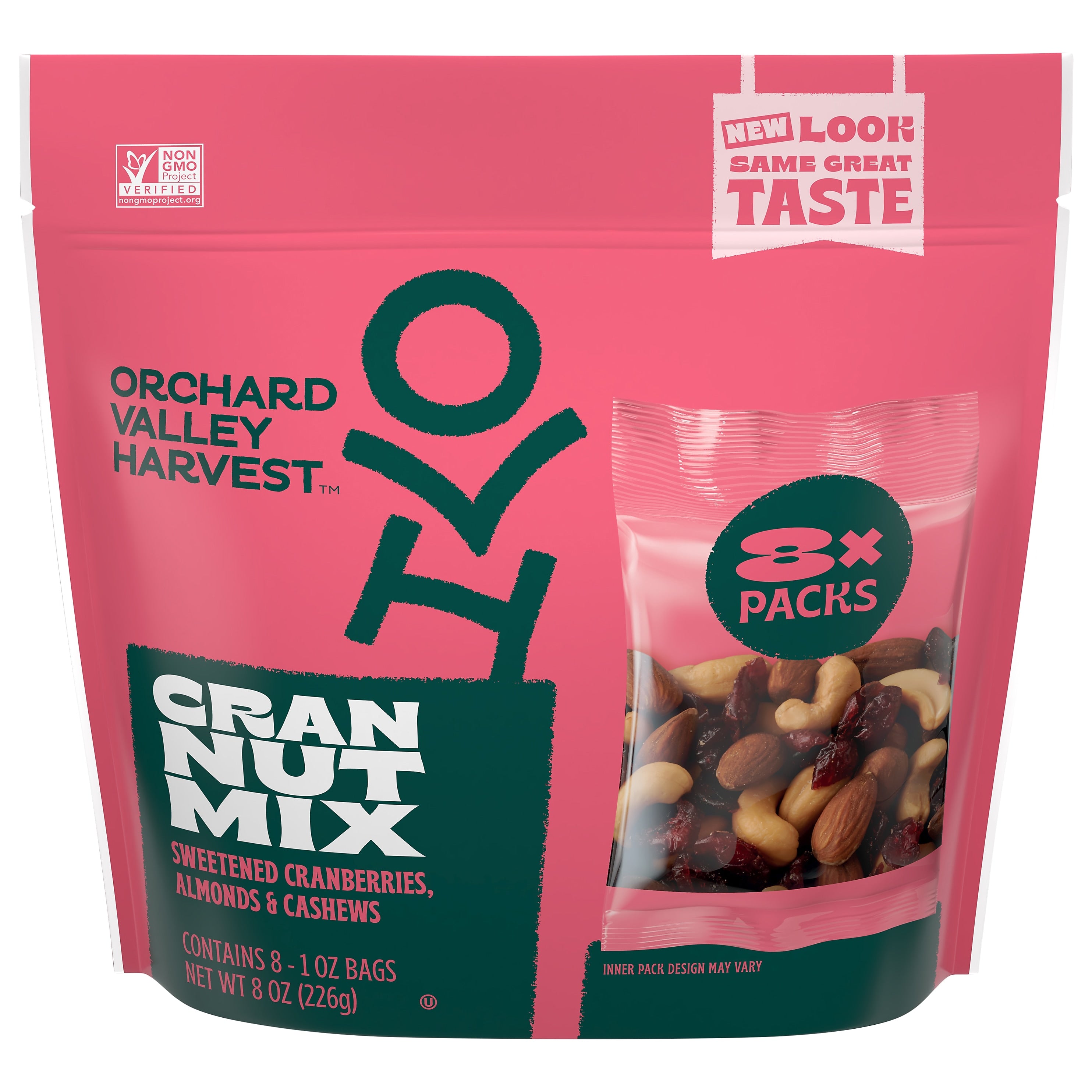 Orchard Valley Harvest Cranberry Nut Mix, 1 oz./8 ct.