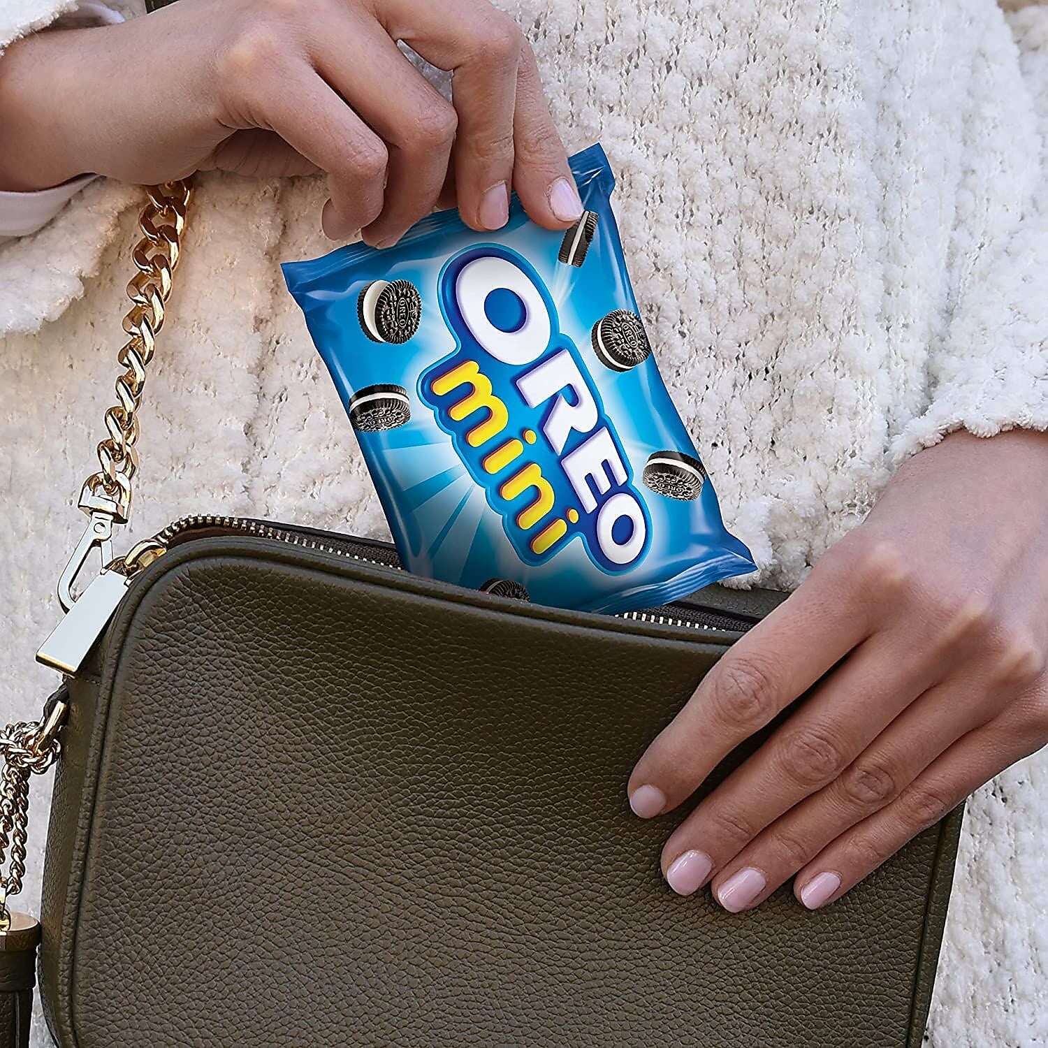 Oreo Mini Oreo Chocolate Sandwich Cookies, 1.5 oz, 60/Carton