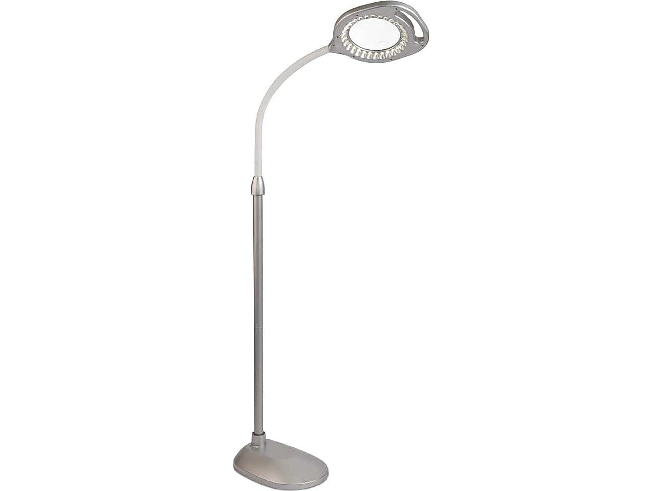 OttLite LED 1.75x 2-in-1 Magnifier Floor and Table Lamp
