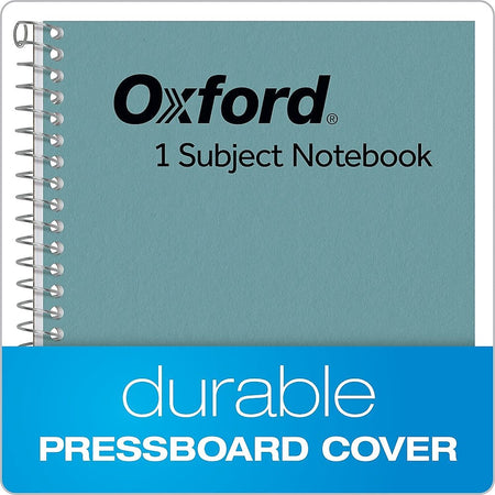 Oxford 1-Subject Notebooks, 5" x 7.75", College Ruled, 80 Sheets, Blue