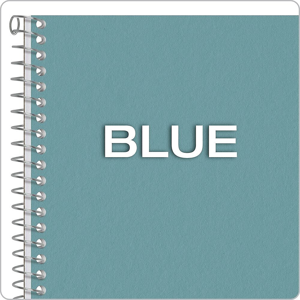 Oxford 1-Subject Notebooks, 5" x 7.75", College Ruled, 80 Sheets, Blue