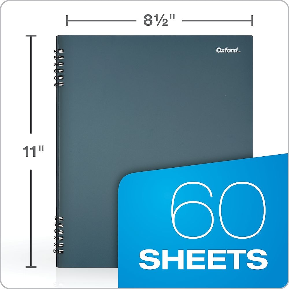 Oxford 1-Subject Notebooks, 8.5