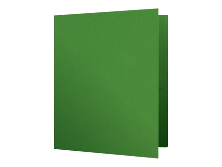 Oxford 2-Pocket Presentation Folders, Green, 25/Box