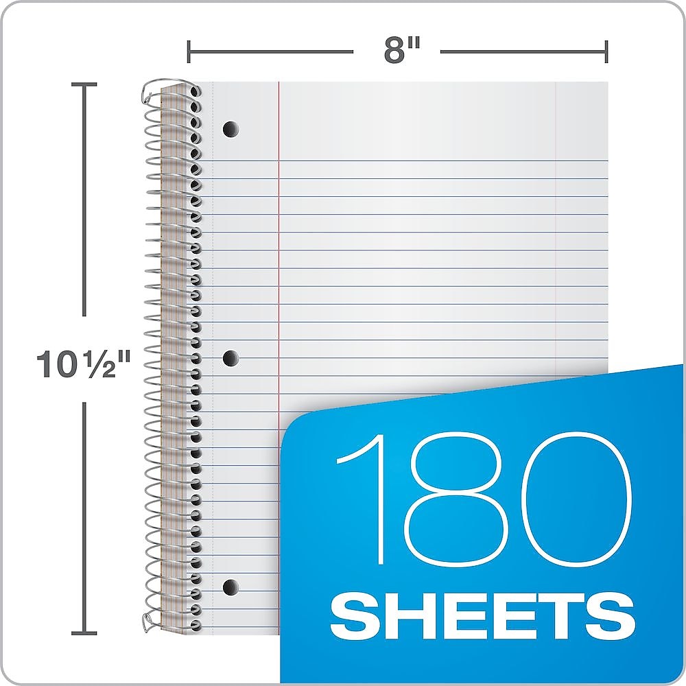 Oxford 5-Subject Subject Notebooks, 8