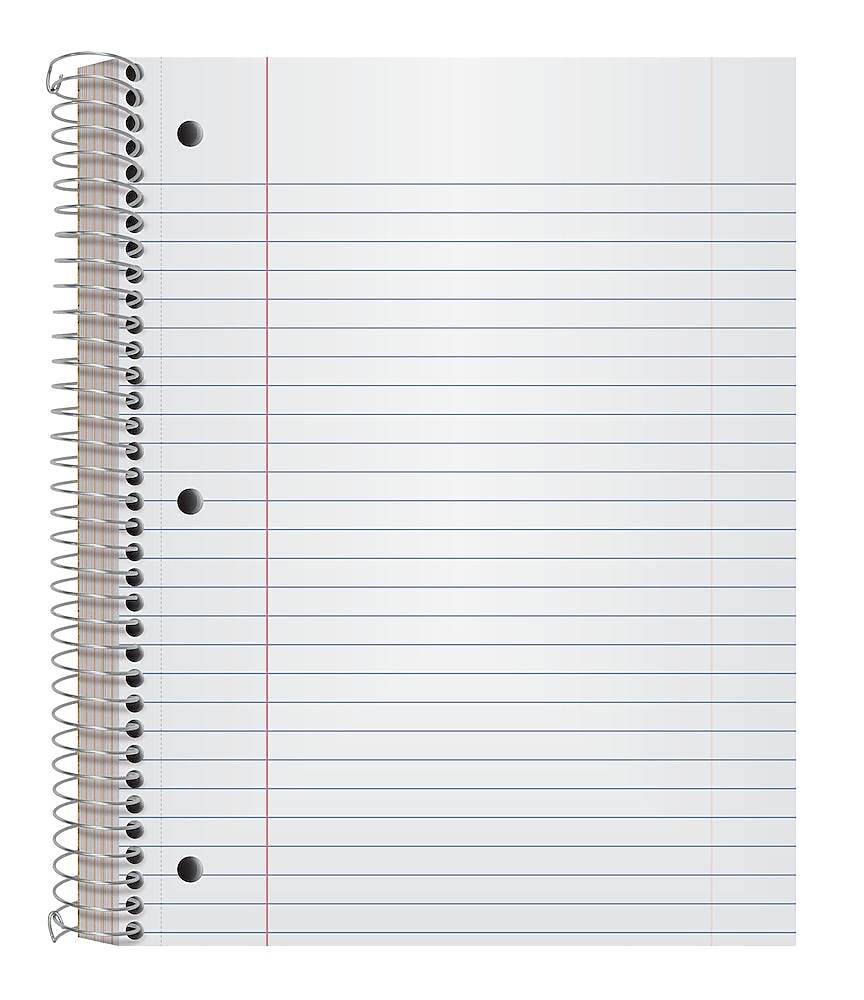 Oxford 5-Subject Subject Notebooks, 8" x 10.5", Wide Ruled, 180 Sheets, Each