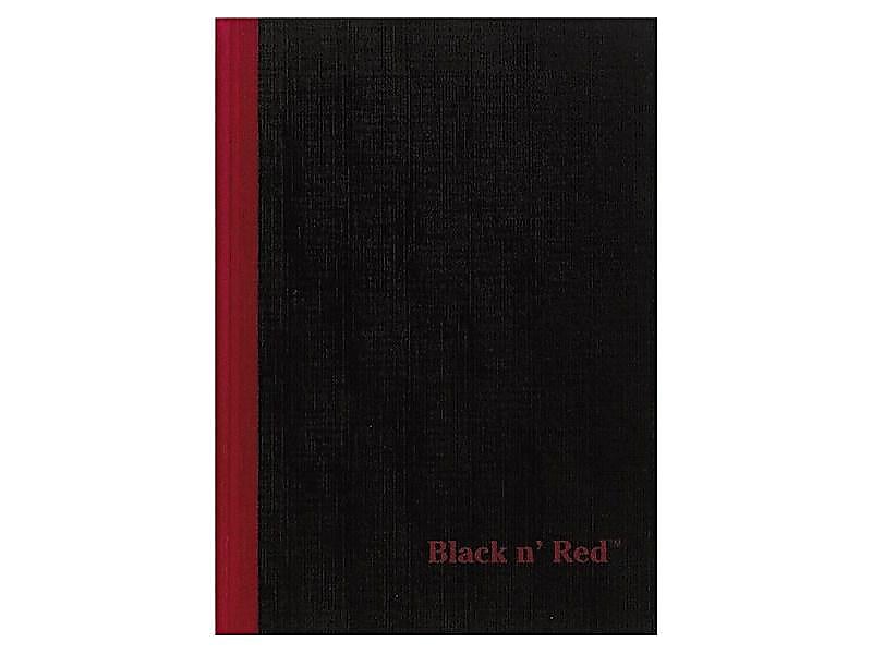 Oxford Black n' Red 1-Subject Professional Notebooks, 5.8