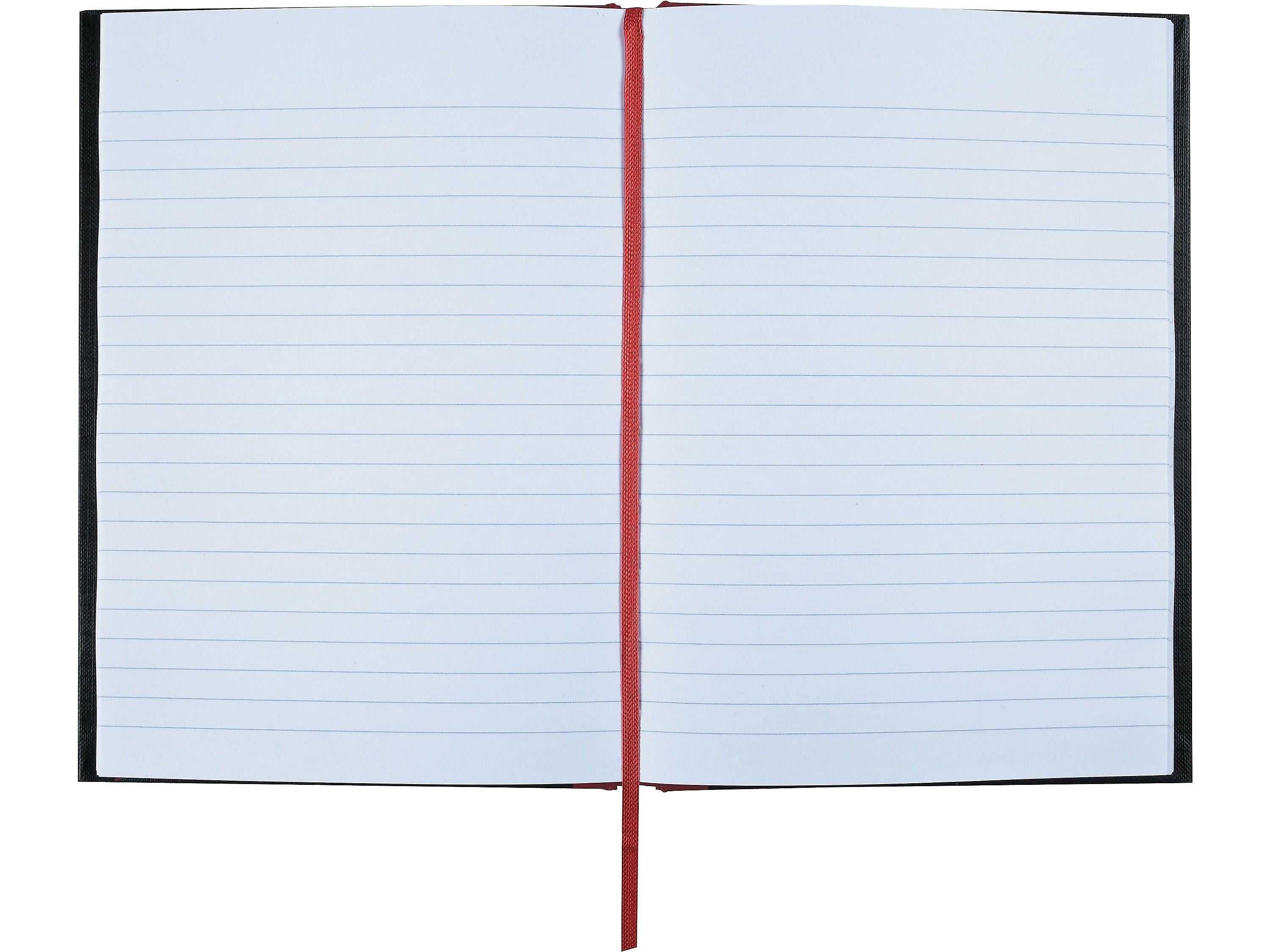 Oxford Black n' Red 1-Subject Professional Notebooks, 5.8