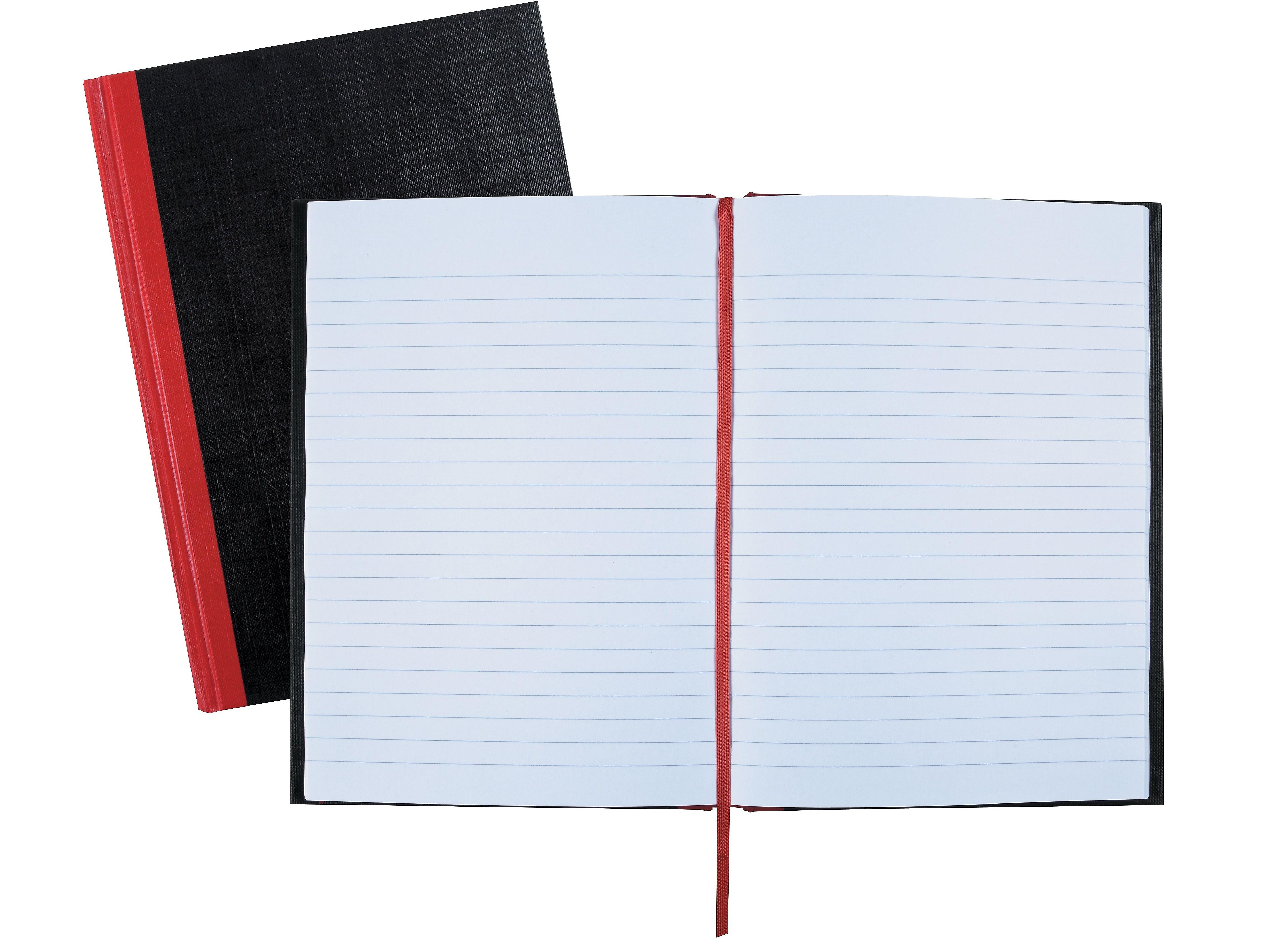 Oxford Black n' Red 1-Subject Professional Notebooks, 5.8