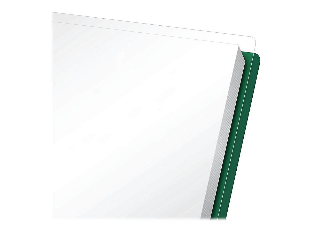 Oxford Clear Front Report Cover, Letter Size, Hunter Green, 25/Box