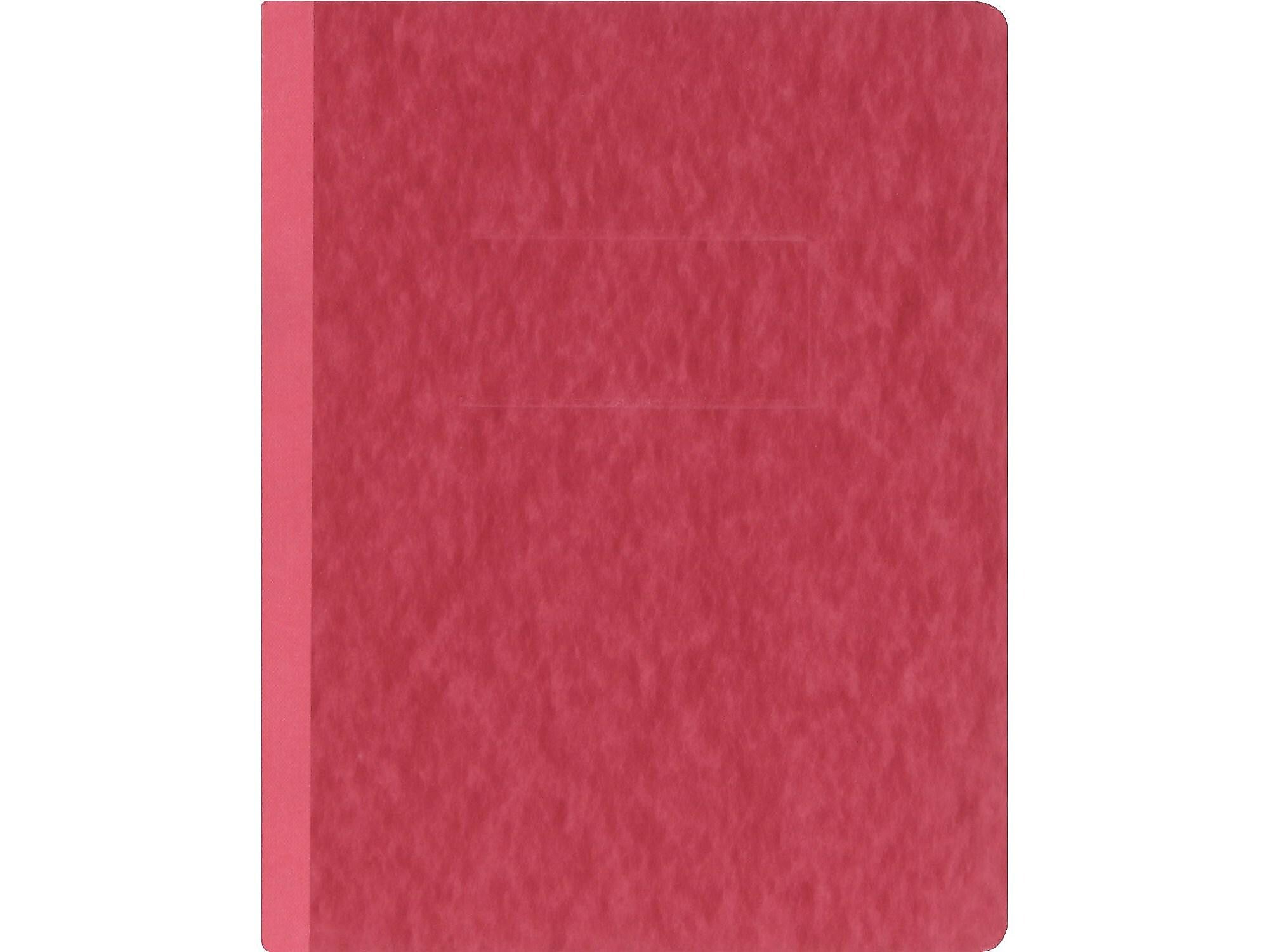 Oxford Report Cover, 2-Prong, Letter Size, Executive Red