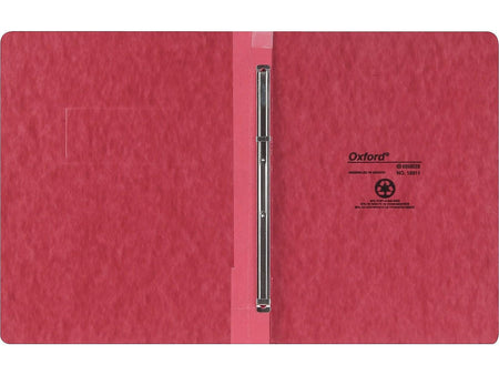 Oxford Report Cover, 2-Prong, Letter Size, Executive Red