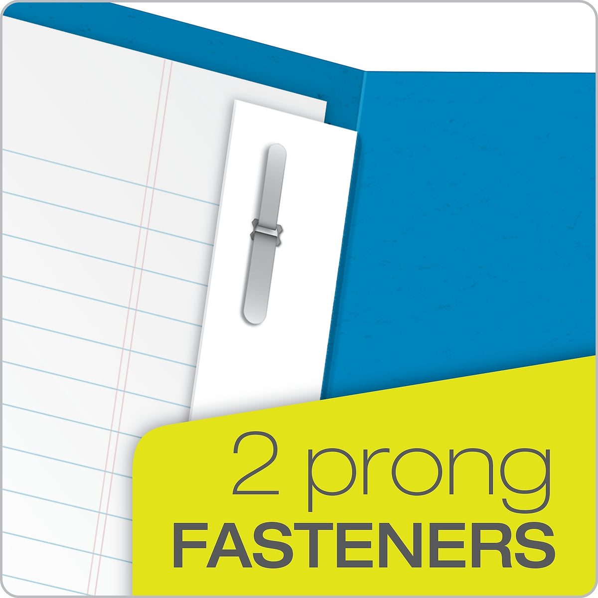 Oxford Twin Fastener Folders, Assorted Colors, 25/Box