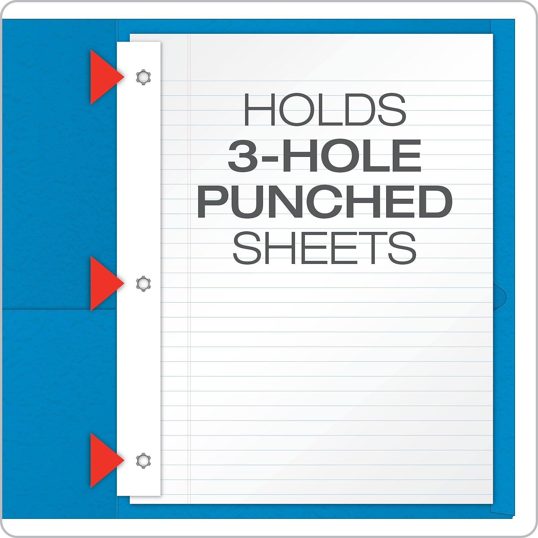Oxford Twin Fastener Folders, Assorted Colors, 25/Box
