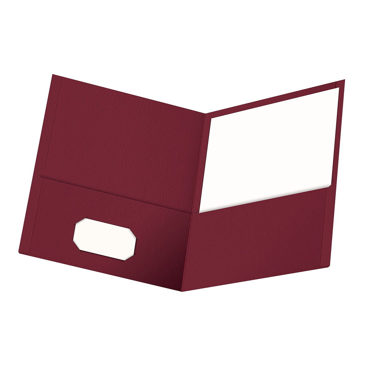 Oxford Twin Portfolio Folders, Burgundy, 25/Box