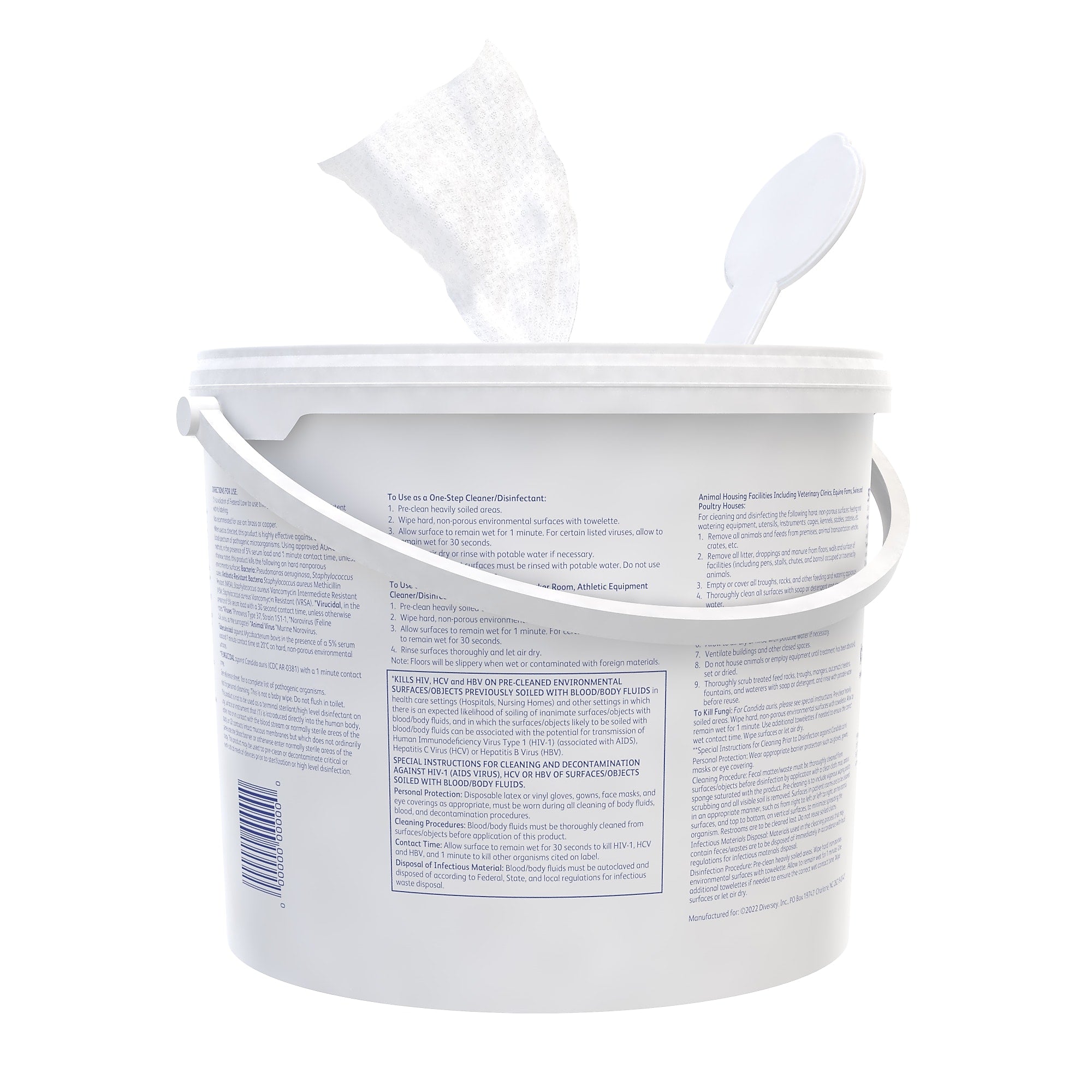 Oxivir Disinfecting Wipes, 160 Wipes/Container, 4/Carton