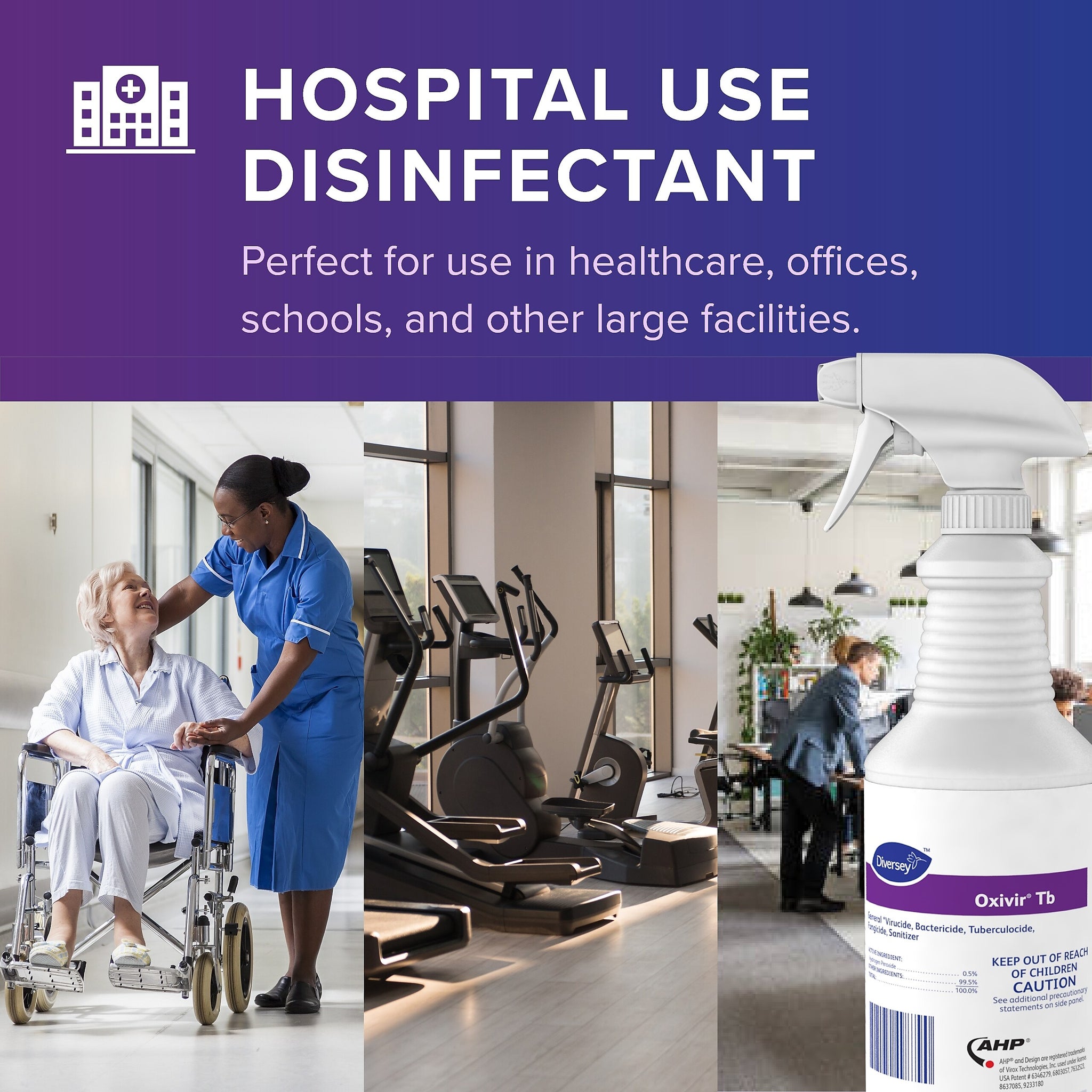Oxivir TB All-Purpose Cleaner Disinfectant, 32 oz.