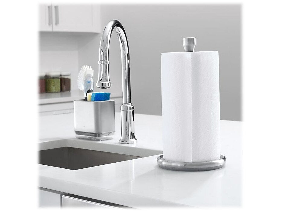 OXO Good Grips Kitchen Paper Towel Holder, Gray/Silver