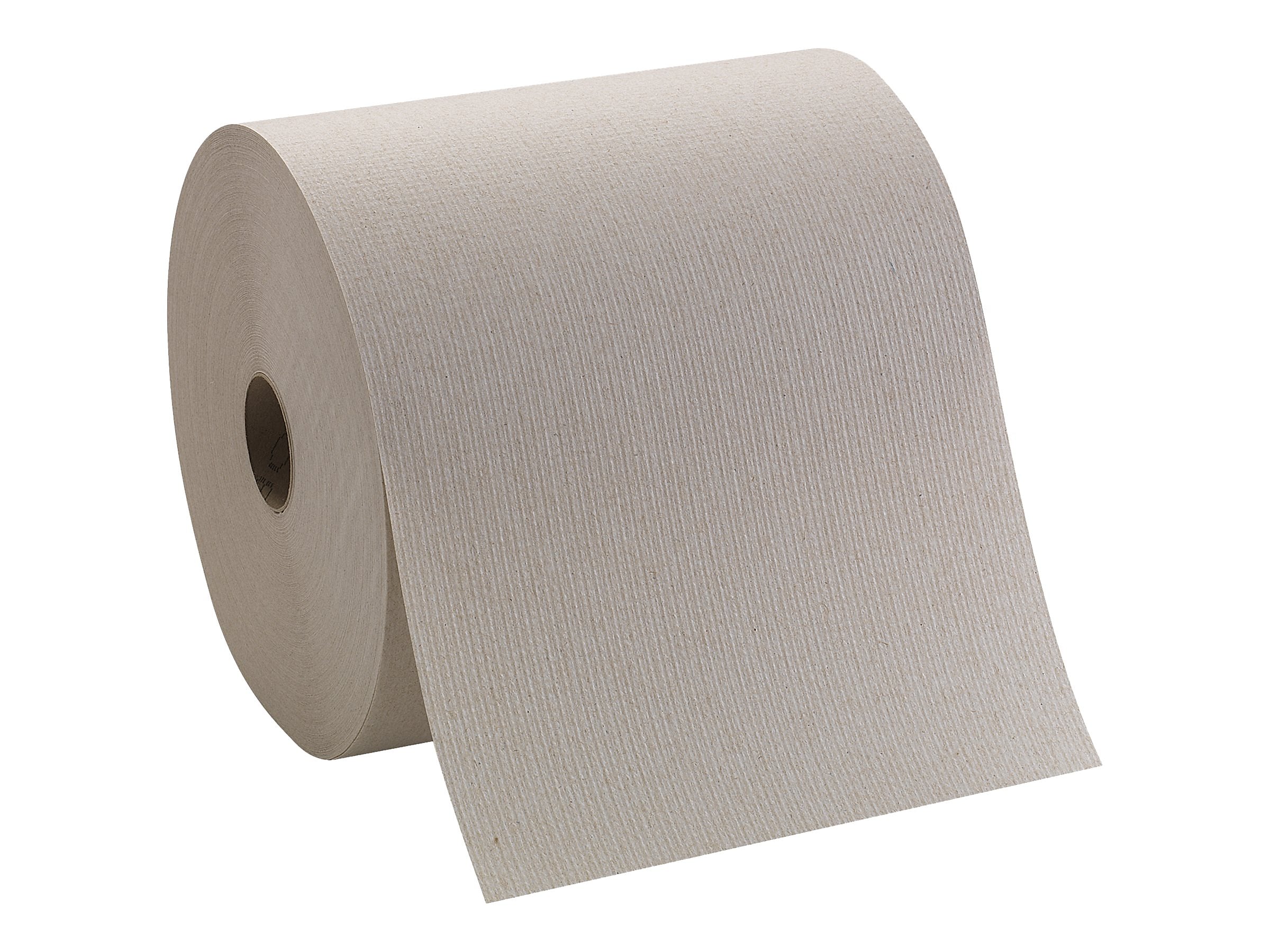 Pacific Blue Basic Recycled Hardwound Paper Towel, 1-Ply, Brown, 800'/Roll, 6 Rolls/Carton
