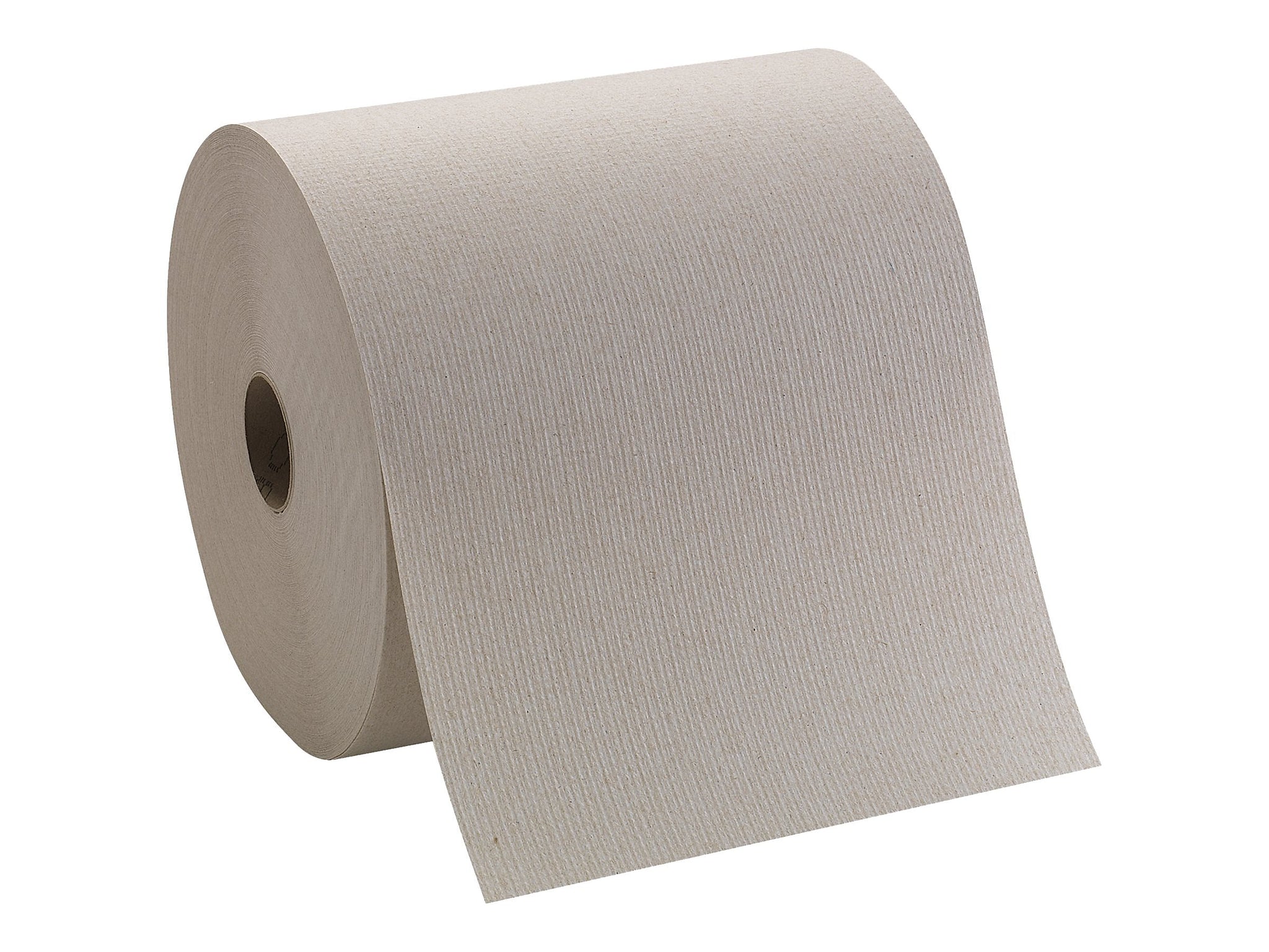 Pacific Blue Basic Recycled Hardwound Paper Towel, 1-Ply, Brown, 800'/Roll, 6 Rolls/Carton