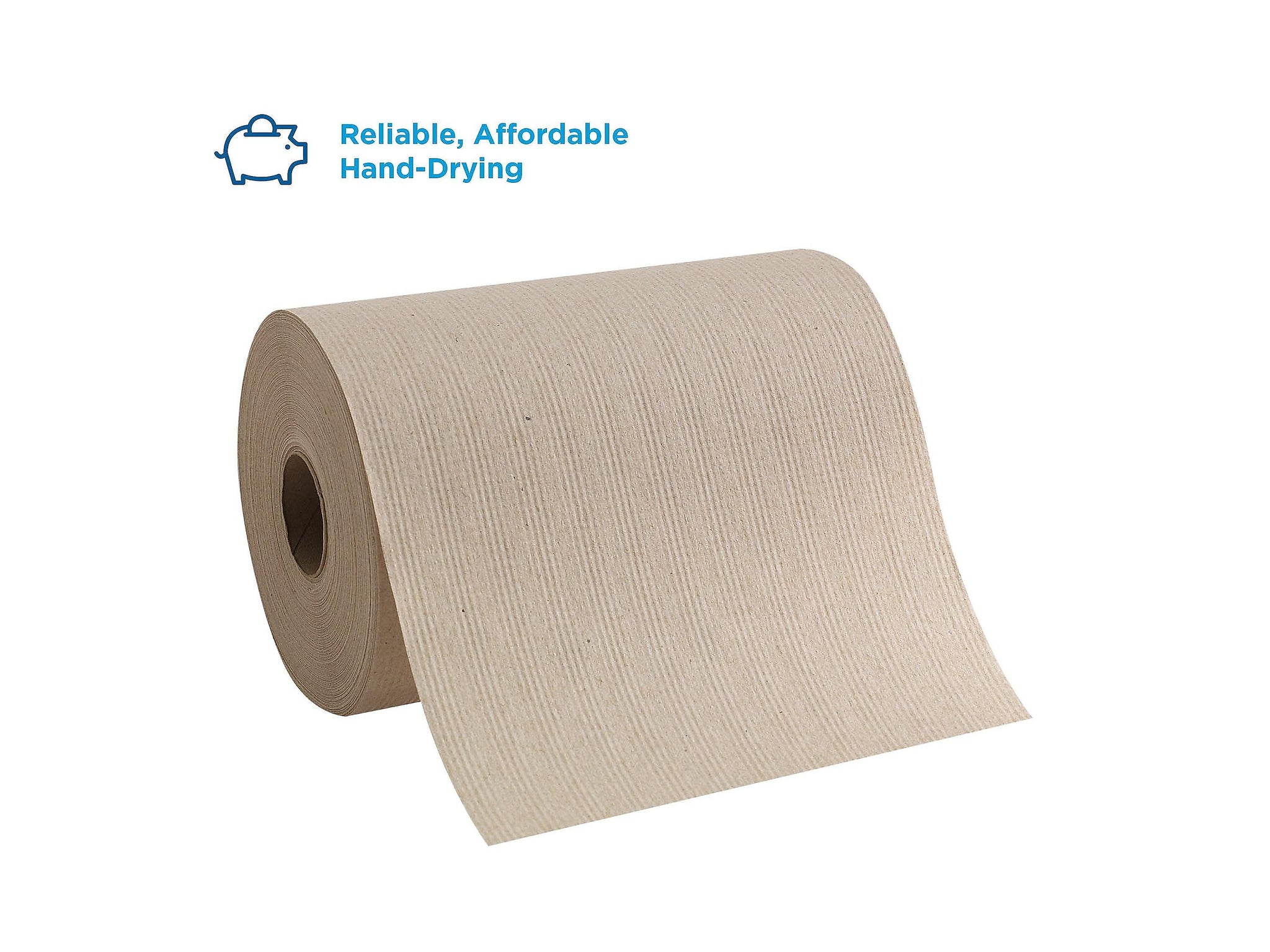Pacific Blue Basic Recycled Hardwound Paper Towels, 12 Rolls/Carton