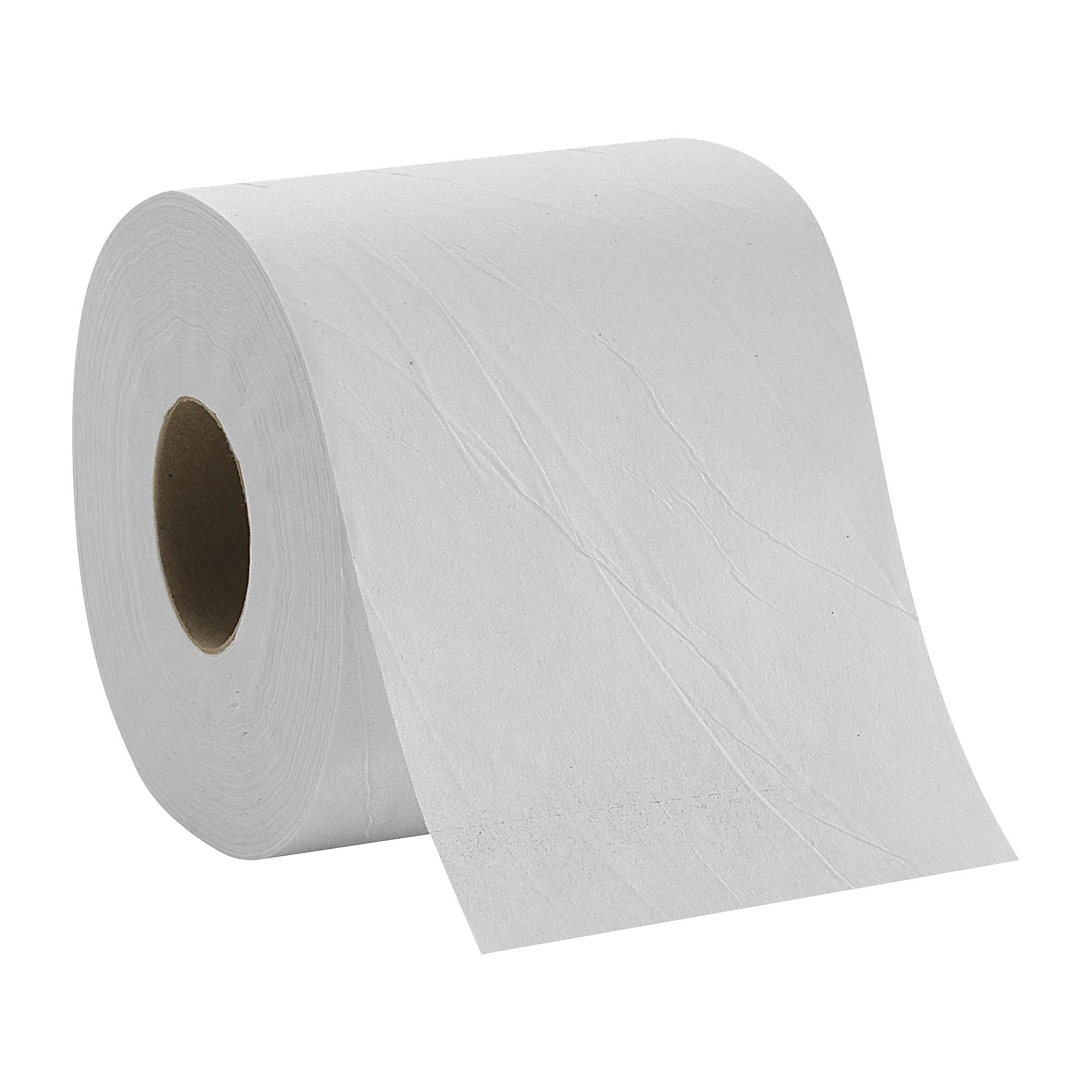Pacific Blue Basic Recycled Toilet Paper, 1-Ply, White, 1210 Sheets/Roll, 80 Rolls/Carton