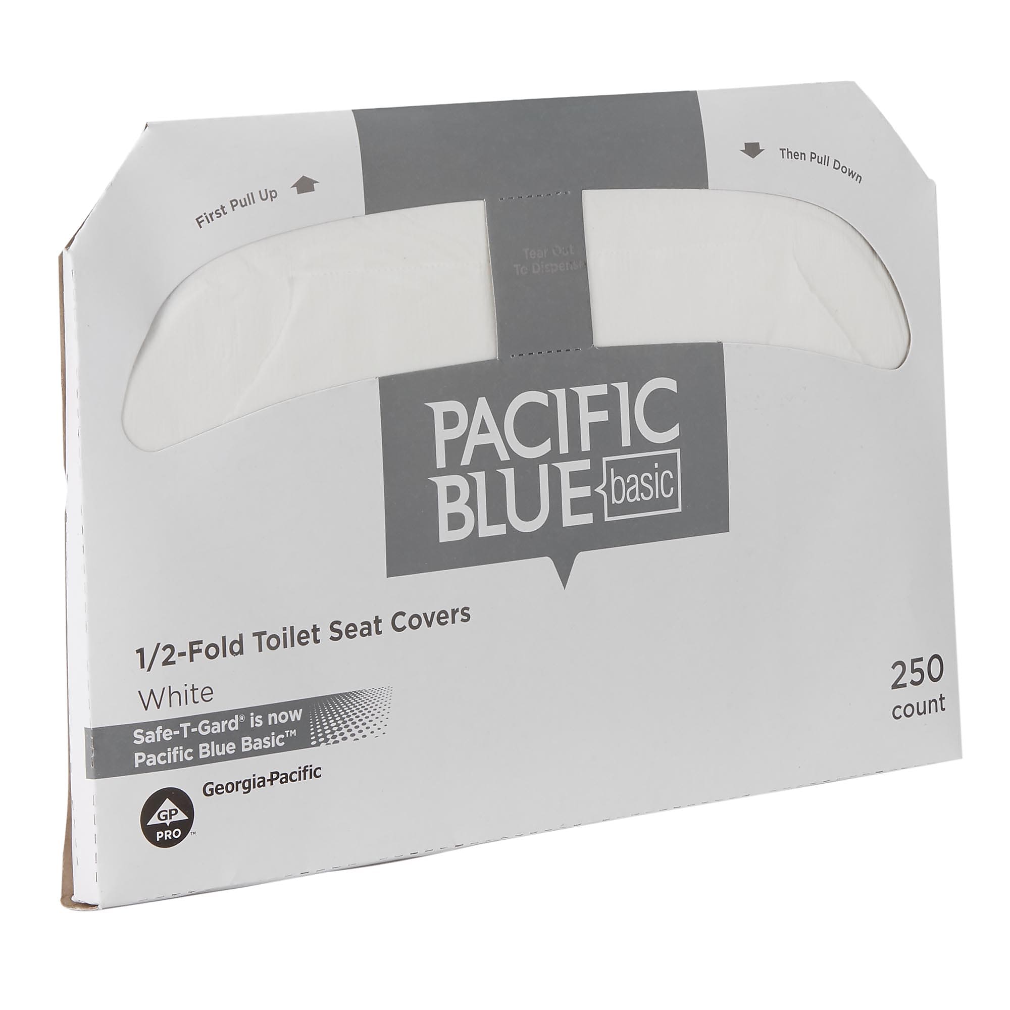 Pacific Blue Safe-T-Gard Paper Toilet Seat Covers, 14.5
