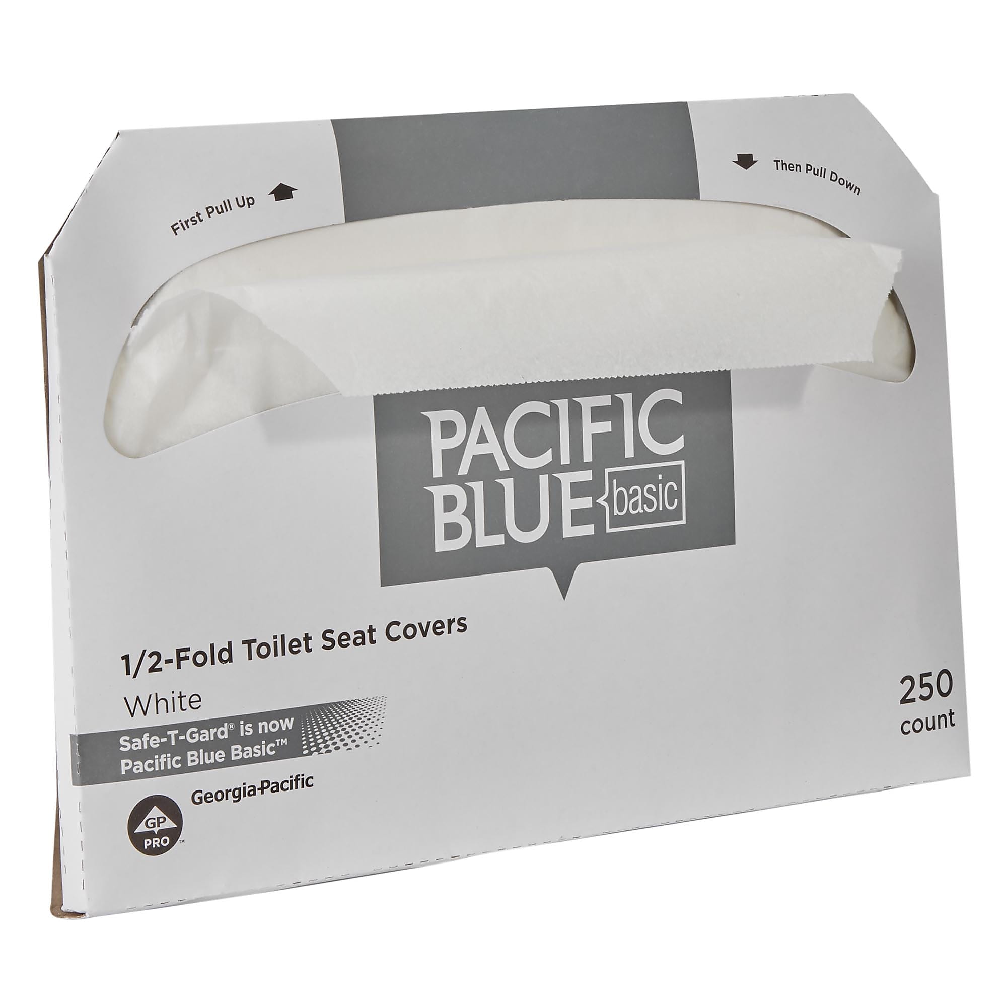 Pacific Blue Safe-T-Gard Paper Toilet Seat Covers, 14.5