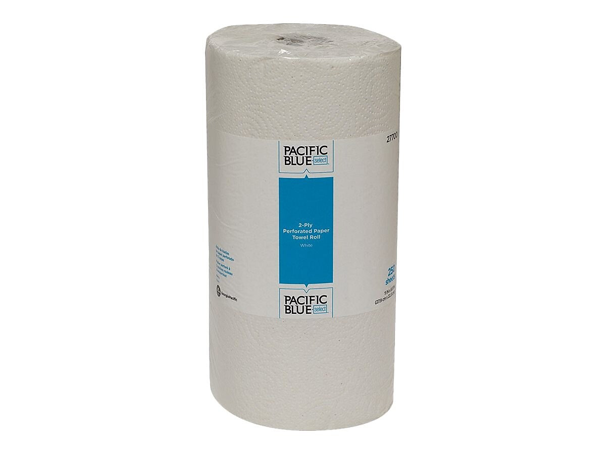 Pacific Blue Select Jumbo Paper Towels, 2-ply, 250 Sheets/Roll, 12 Rolls/Pack