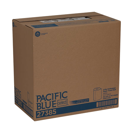 Pacific Blue Select Paper Towels, 2-ply, 85 Sheets/Roll, 30 Rolls/Pack