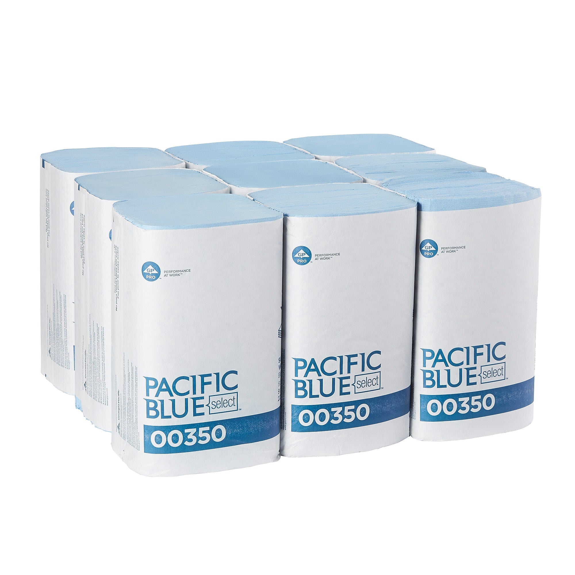 Pacific Blue Select Poly Cleaning Wipers, 10.25
