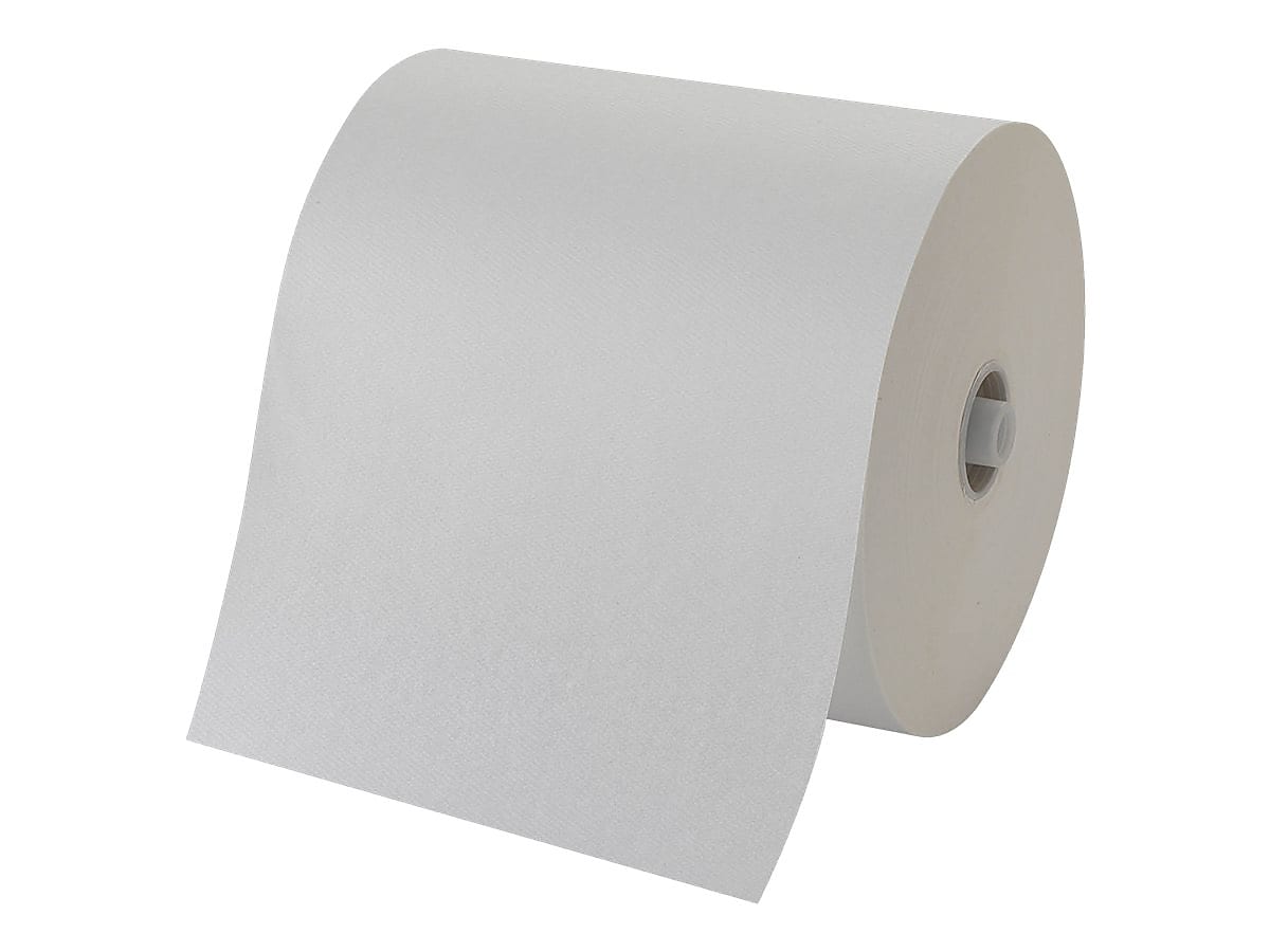 Pacific Blue Ultra Hardwound Paper Towels, 1-Ply, 6 Rolls/Carton