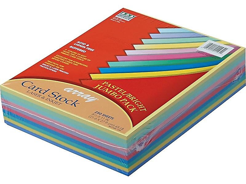 Pacon Array 65 lb. Cardstock Paper, 8.5