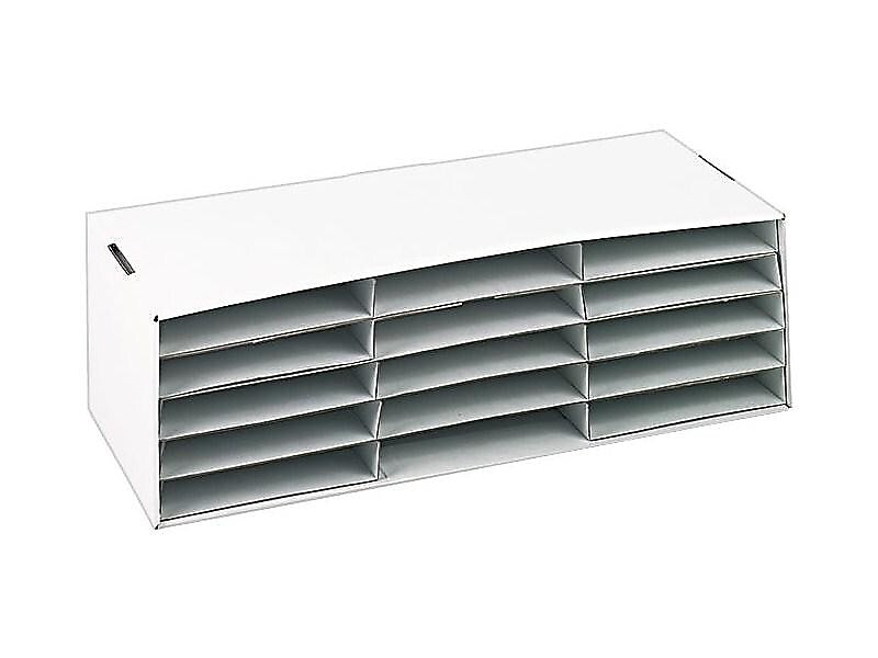 Pacon Classroom Keepers Stackable Cardboard File Organizer, 12.88