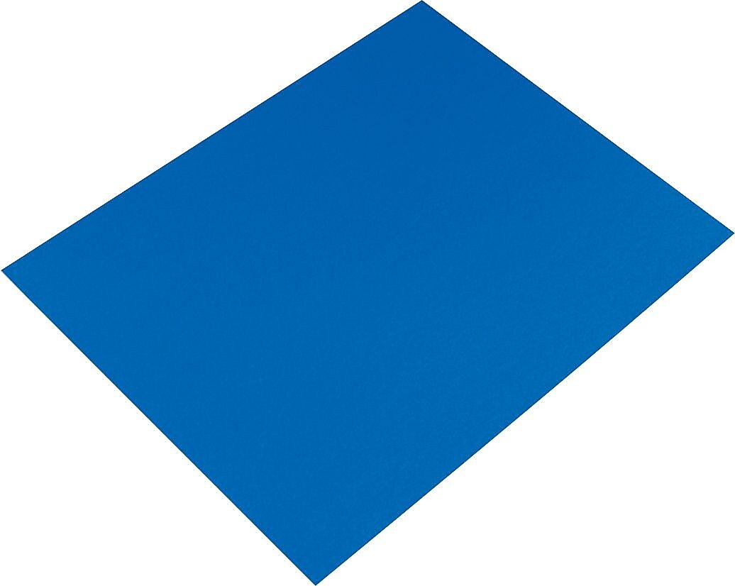 Pacon Corporation 4-Ply Railroad Poster Board, Dark Blue, 28.5