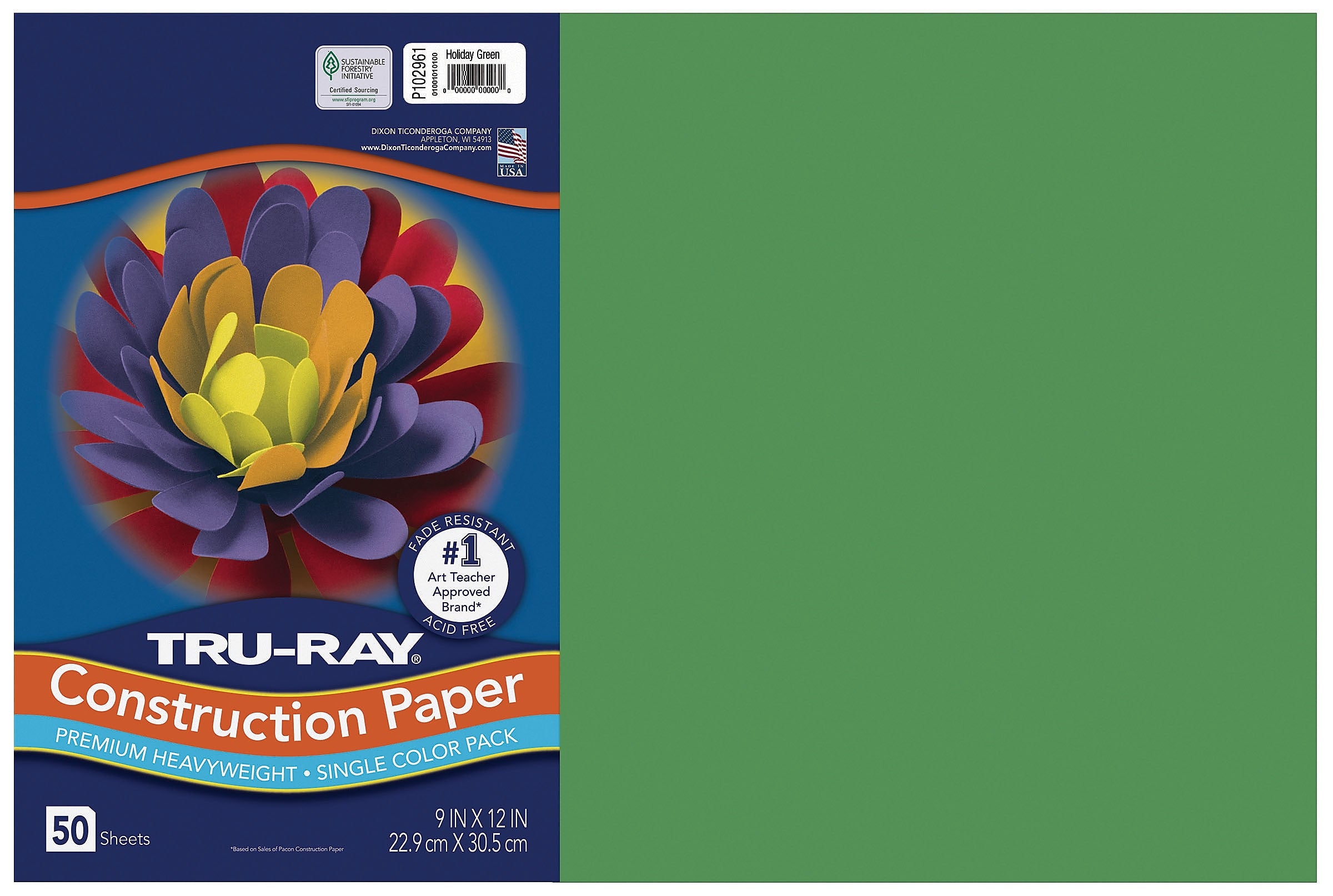Pacon Tru-Ray Premium Heavy-Weight Construction Paper, 12